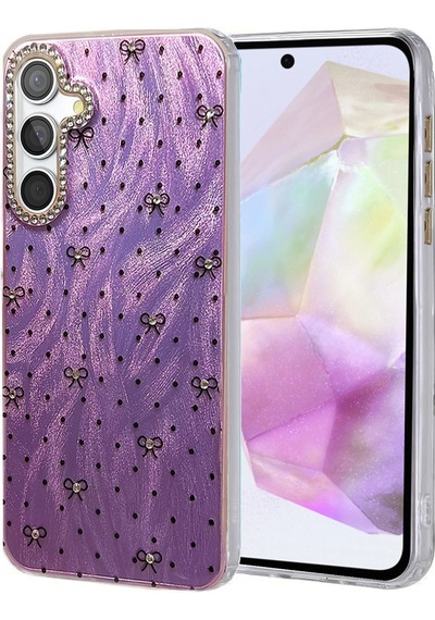 Samsung Uyumlu Galaxy A35 5g Kılıf Blade Aynalı Desenli Kapak Desen 2