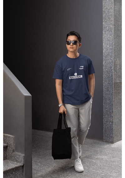 Fnbx Ayrton Senna T-shirt Lacivert