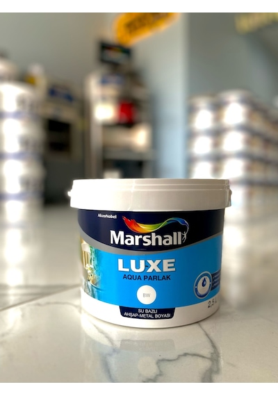 Marshall Luxe Aqua Parlak Su Bazlı Boya 0.75 L