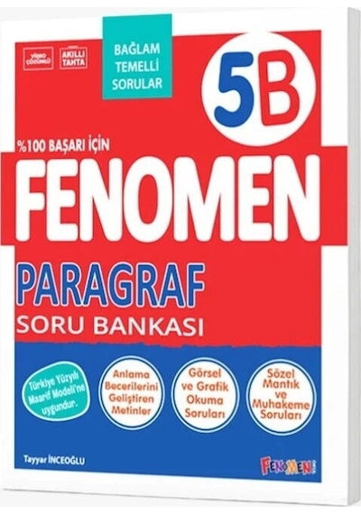 5. Sınıf Paragraf B Fenomen Soru Bankası Fenomen Okul Yayınları