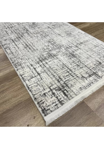 Hoom Rugs Dekor 1057 Gri Kaymaz Taban Antibakteriyel Modern Akrilik Halı Gri