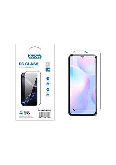 Nihcase Xiaomi Redmi 9c Godes Og Glass Antistatik Temperli Cam Ekran Koruyucu