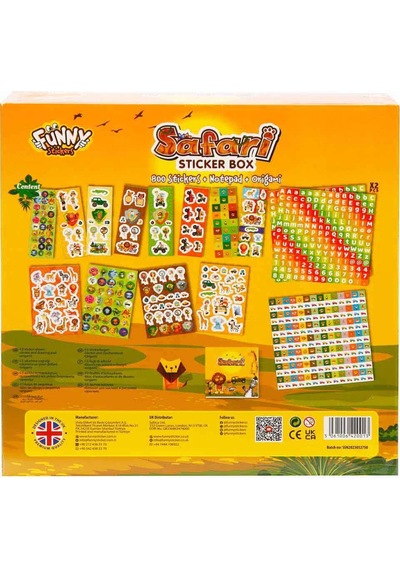 Aden Oyuncak Safari Sticker Seti 802 Parça Adn-3161