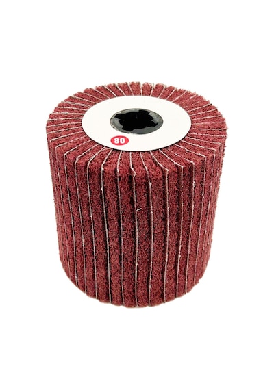 100x100x19 Kamalı Elyaf Kombine Mop Zımpara 80 Kum Afm