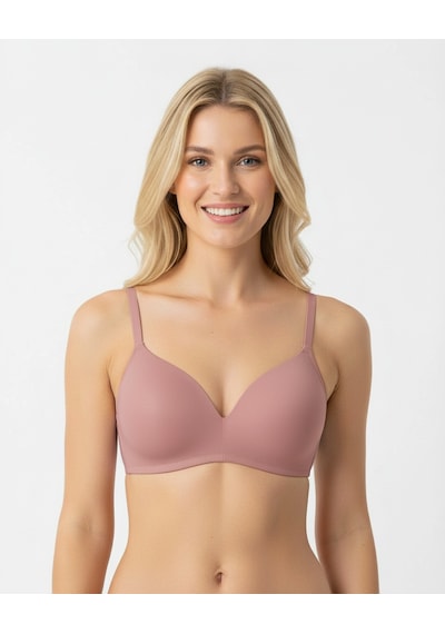 Bonbon Kadın Soft Bra Balensiz Dolgusuz Sütyen Bb2119 GÜL KURUSU