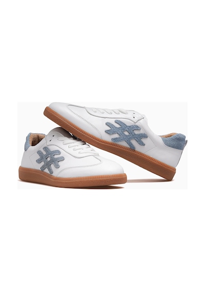 Venüs Kadın Deri Günlük Sneaker Ayakkabı 26y 2609901y Beyaz/mavi Beyaz - Mavi