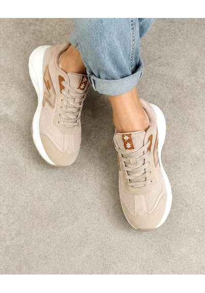 Kappa Kp-1102z Kadın Sneaker Spor Ayakkabı Bej