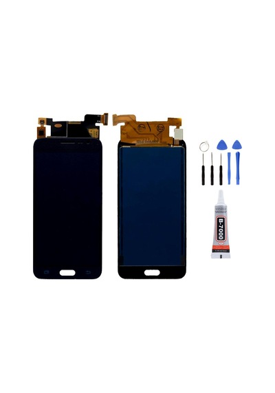 Samsung J3 Pro J330 Siyah Uyumlu Lcd Ekran Dokunmatik Tamir Seti Yapıştırcı Set Yedcom