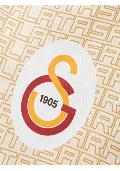 Gsstore Galatasaray Oval Logolu Gabardin Bez Torba Çanta 35 40cm U251330 Ekru