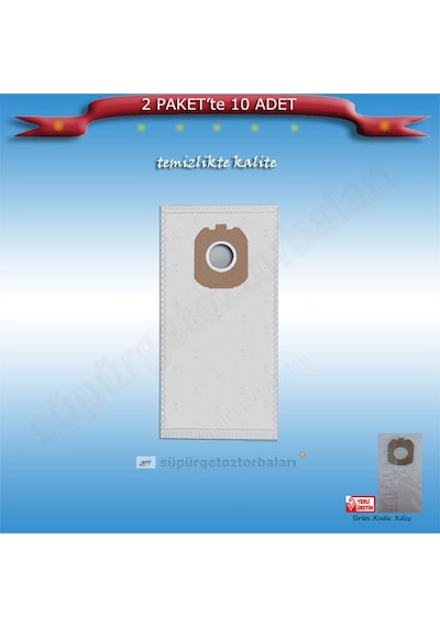 Şimşek Süpürge Toz Torbası 2 Paket Te 10 Adet Kd29