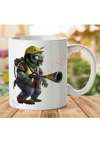 Plants-vs-zombies-garden-warfare-png-hd İki Tarafı Baskılı Kupa Bardak.jpg Çok Renkli