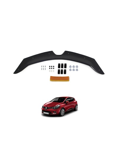Clio 4 Ön Kaput Koruyucu Rüzgarlığı 2012 2013 2014 2015 2016 2017