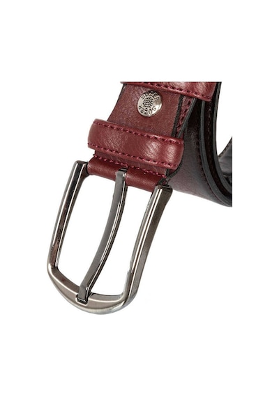 Bordo Suni Deri Dikişli Model 3.5 Cm.lik Klasik Kemer // 8017