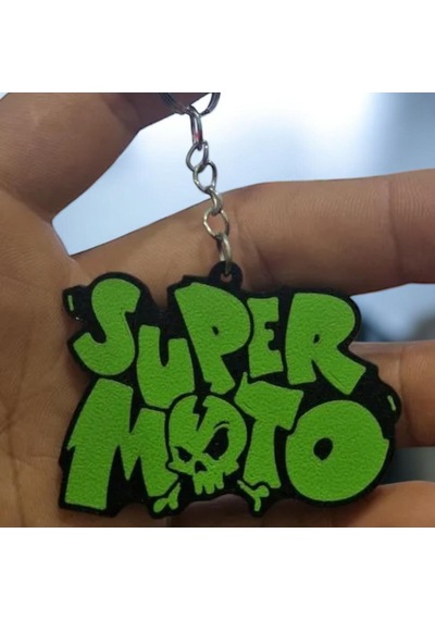 Super Moto Sevimli Figür Karakter Anahtarlık Çok Renkli