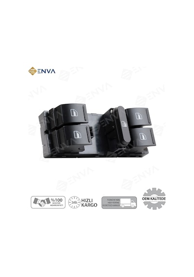 Vw Golf 5 Cam Açma Düğmesi Anahtarı 2005-2012