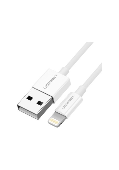 Ugreen Lightning To Usb-a Mfi Sertifikalı Hızlı Şarj Kablosu 2 M Beyaz