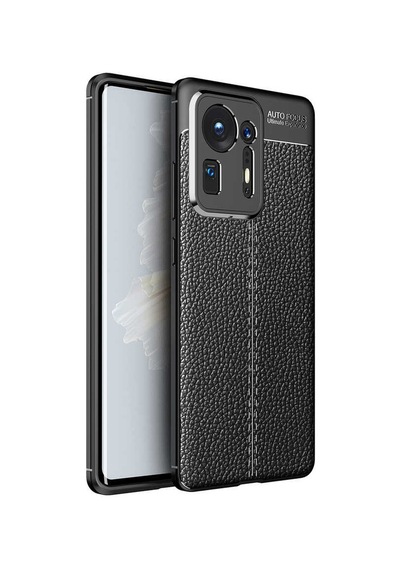 Xiaomi Mi Mix 4 Kılıf Zore Niss Deri Desenli Silikon Kılıf