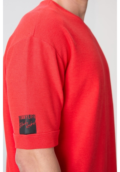 Tommy Life Fiesta Pamuklu Kalın Yüzeyi Dokulu Oversize Fit Basic Erkek T-shirt - 88339 Kirmizi Tommy Life Fiesta Pamuklu Kalın Yüzeyi Dokulu Oversize Fit Basic Erkek T-shirt - 88339 Kirmizi