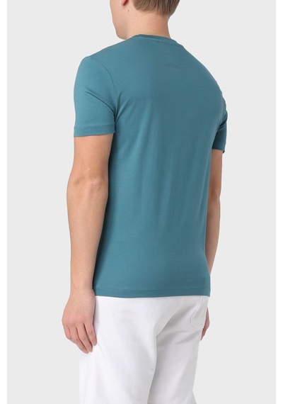 Emporio Armani Erkek T Shirt 8n1tn5 1jpzz 07a2 Petrol Petrol