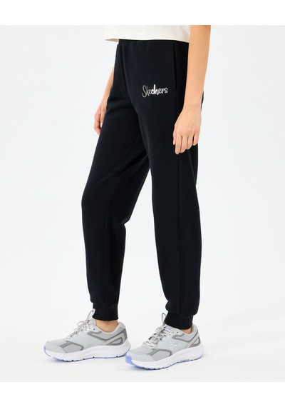 Skechers G Lw Fleece Sweatpant Büyük Kız Çocuk Siyah Eşofman Altı Sk2520005-1602 Siyah