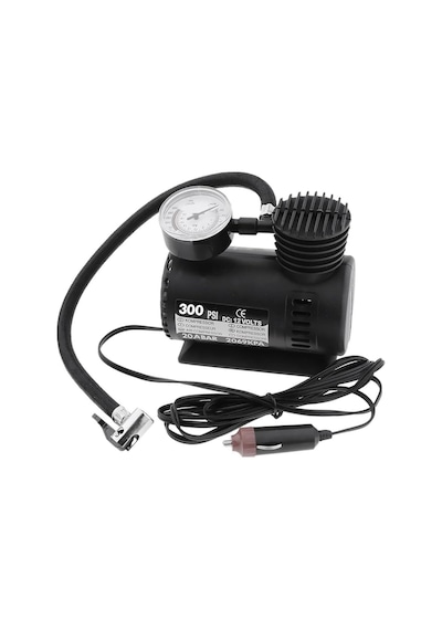 Orret Home 12v Mini Hava Kompresörü Araç Çakmaklık Tipi 300 Psı Lastik Şişirme Pompası, Araba/bisiklet/motosiklet Lastiği Ve Top Şişirme İçin Taşınabilir Mini Kompresör