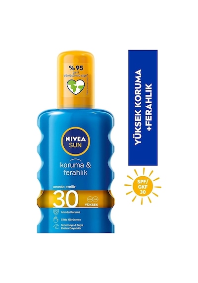 Nivea Sun Koruma & Ferahlık Transparan Güneş Spreyi SPF30 200 ML