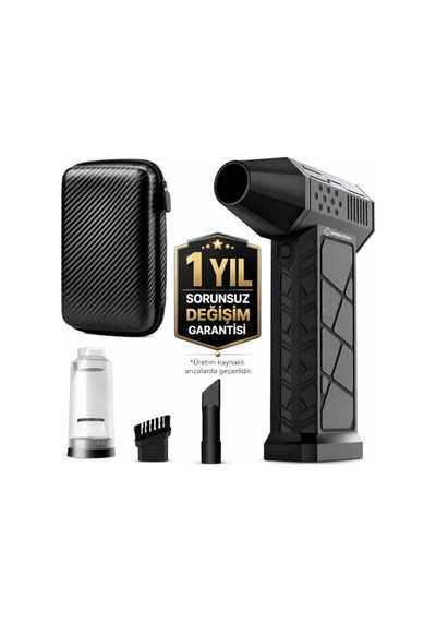 Ayrex Uruchı X3 2026 Şarjlı Hava Üfleyici & Vakum Gerçek 130000 Rpm, 8000mah Batarya, 3 Kademeli Turbo Toz Üfle
