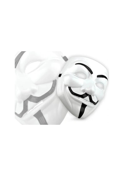 V For Vendetta Maskesi - 12'li Paket - Plastik Ögesi Hatıra Eşyası