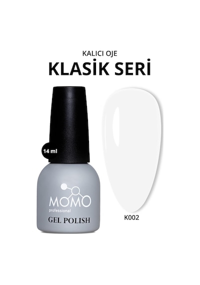 Momo Professional Kalıcı Oje K002 Kireç Beyazı 14 Ml