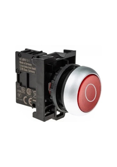Cat Aa4322 ,kontak-1k Kırmızı-stop Yaylı M22 Buton