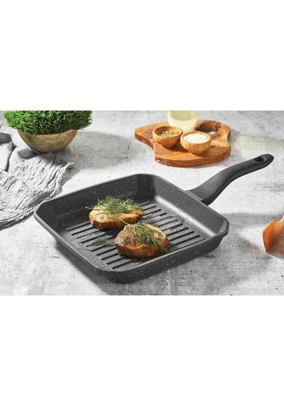 Eda Asya Döküm Kare Izgara Tavası 26 Cm Zk-971