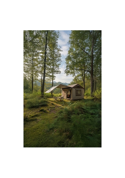 10-12 Kişilik Oxford Kumaş Şişme Çadır 350x350x250cm Su Geçirmez Pu3000+mm Çok Renkli