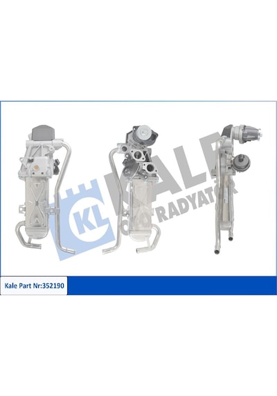 Kale-radyator Egr Valafı Cfw Polo-ıbıza Iv-fabıa Iı 1.2 Tdi 352190 03p131512d