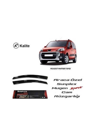 Peugeot Partner Tepe Cam Rüzgarlığı 2008 Mugen Tip Sunplex