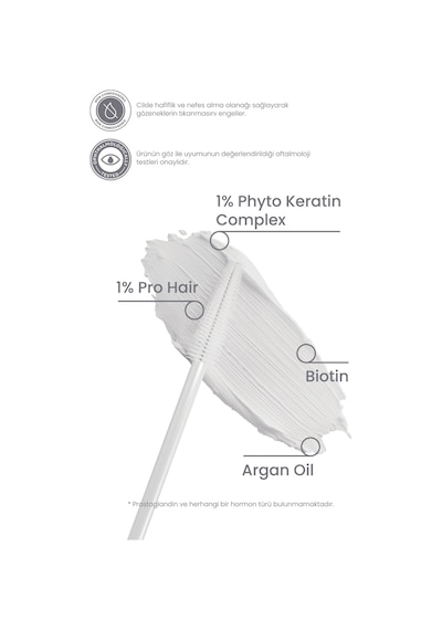 Cosmogenesis Labs Kaş Kirpik Maskesi 9.5ml - Su Bazlı Parlatıcı Nemlendirici Onarıcı Vegan (%1 Keratin – Biotin)