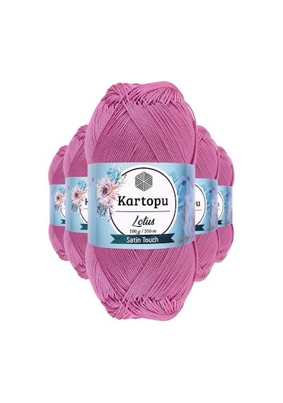 5 Adet Lotus Bikini Büstiyer Bluz Örgü İpi K775 Leylak