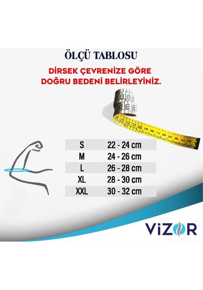 Vizor - Tenisçi Dirsekliği Code 302 L Beden