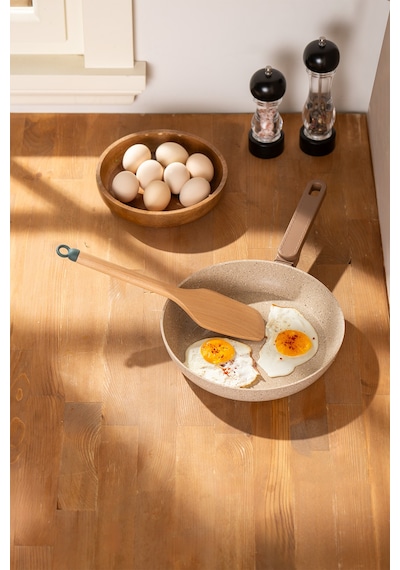 Emsan Rustik Bambu Spatula 28 Cm Kahverengi