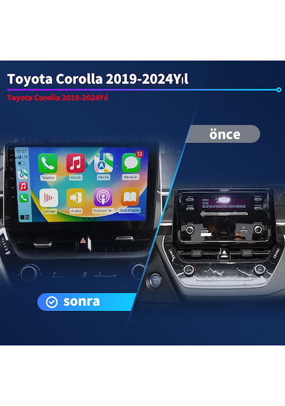Toyota Corolla 2019-2024 Yıl Multimedya 4-64 Gb Navigasyon