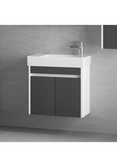 Denko Natalia 60 Cm Mdf Antrasit Gri Banyo Dolabı Takımı Antrasit Denko Natalia 60 Cm Mdf Antrasit Gri Banyo Dolabı Takımı Antrasit
