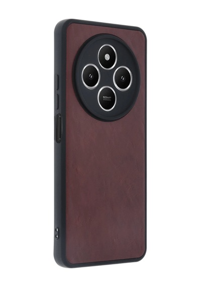 Uryport Xiaomi Redmi 14c Kılıf Aras Deri Kapak - Bordo