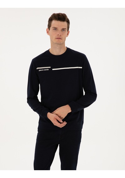 Pierre Cardin Erkek Lacivert Sweatshirt 50317675-vr033 Lacivert
