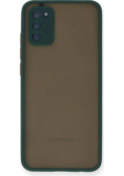 Newface Samsung Galaxy Uyumlu A03s Kılıf Montreal Silikon Kapak Glblseme - 78 - Yeşil