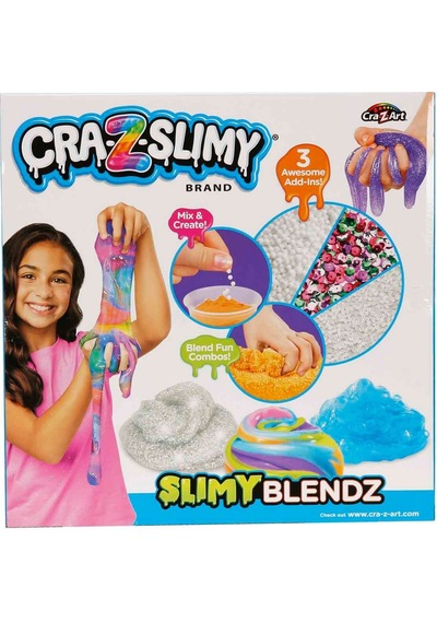 Cra-z-art Cra-z-slimy Slime Tasarım Seti - 12'li Paket Ve Dekoratif Aksesuarlı Çok  Renkli