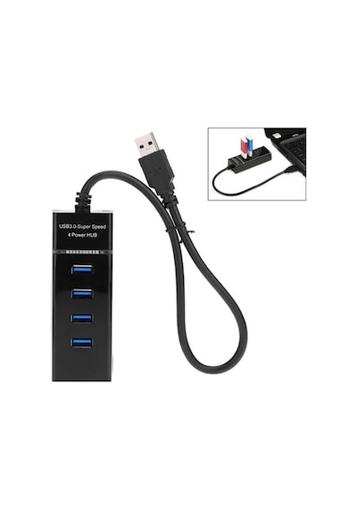 4 Port Usb 3.0 Hub - Usb Çoklayıcı 5Gbps Chipli Versiyon (519133693)