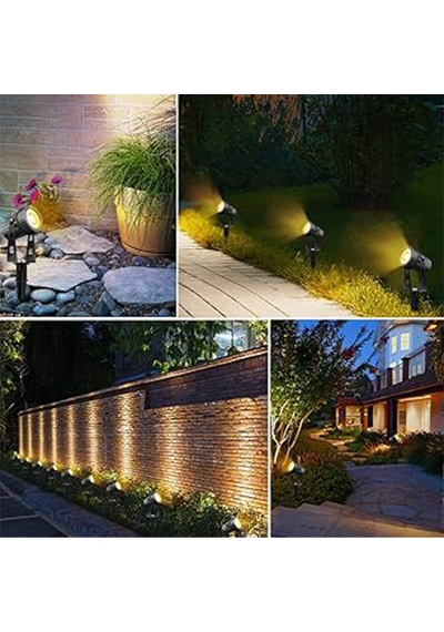 Bahçe Led Armatür Paslanmaz Dekoratif Dış Mekan Aydınlatma Lamba Spot Gösteri Soğuk Beyaz A-1305 18w 220v Ip68 Soğuk Beyaz