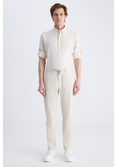 Twn Slim Fit Taş Düz Pamuklu Jogger Pantolon 4ec03s2263452 S01