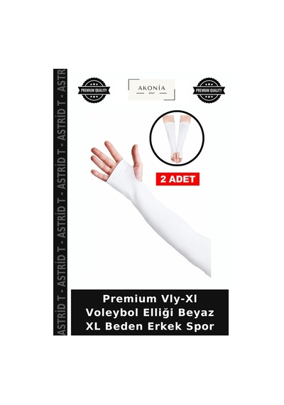 Premium Vly-xl Voleybol Elliği Beyaz Xl Beden Erkek Spor