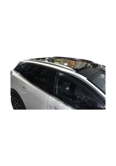 Peugeot 3008 Uyumlu Tavan Çıtası Alüminyum 2016- Sonrası Gri Özel Skyport