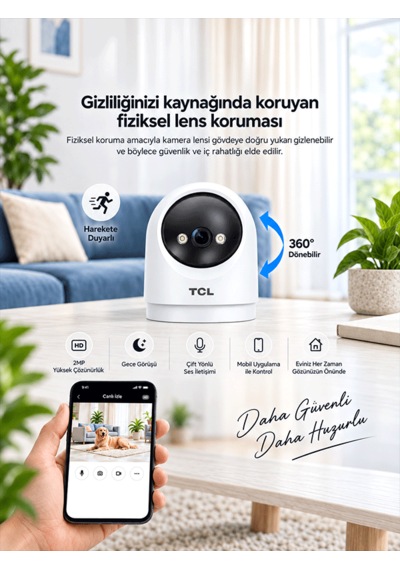 Tcl C1l1 360 Full Hd Akıllı Güvenlik Kamerası Distribütör
